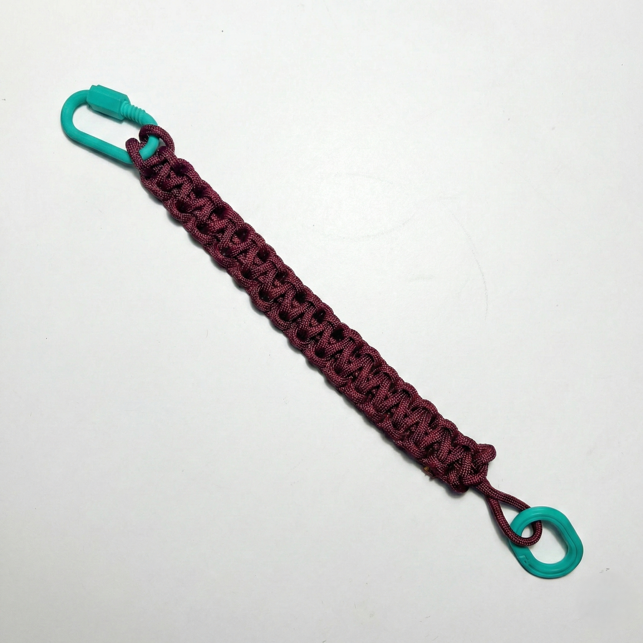 NODO CHAIN - Portachiavi in paracord con ganci in 3D